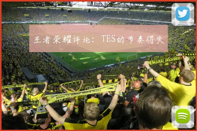 王者荣耀评论：TES的节奏得失